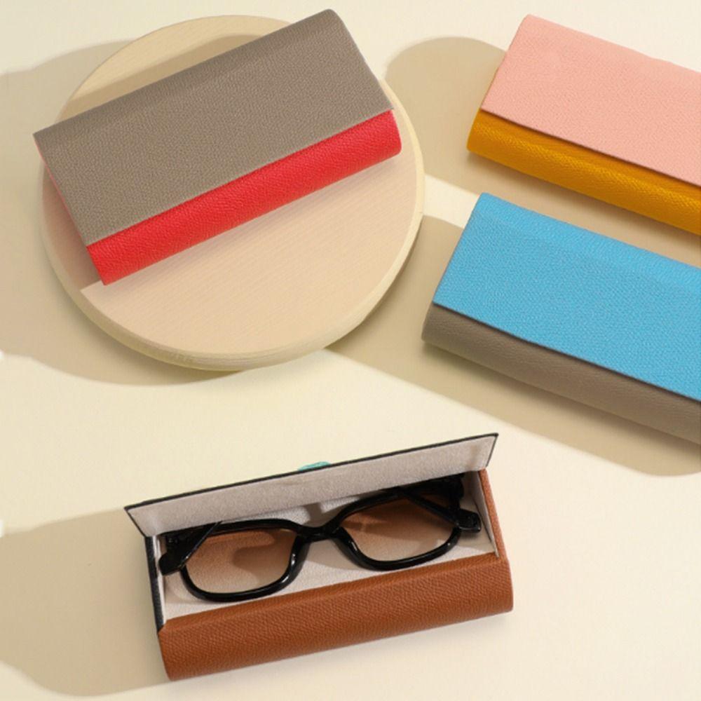 Magnetic Buckle Eyeglasses Protective Case Sunglasses Storage Box Glasses Accessories