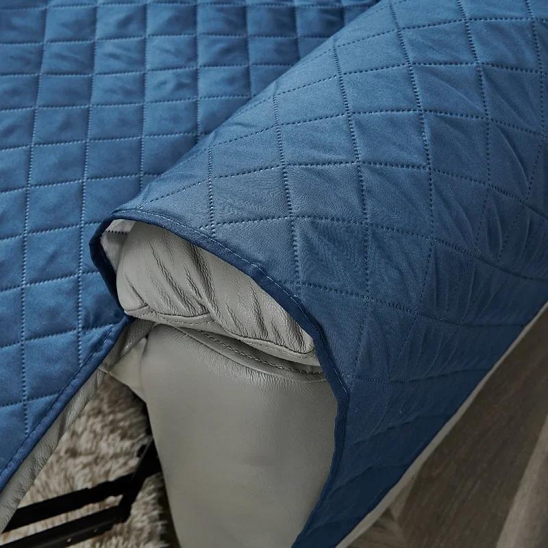 Подушка для дивана-реклайнера на 1 место, стеганый противоскользящий чехол для кресла-реклайнера, коврик, защитный чехол для мебели, подушки для дивана для домашних животных