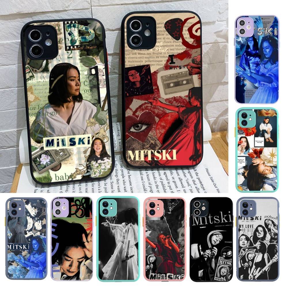 Популярная певица M-Mitski Для IPhone Air 16 15 14 Plus 13 12 11 Pro Max Матовый Чехол Гелевый Ударопрочный Чехол для Телефона
