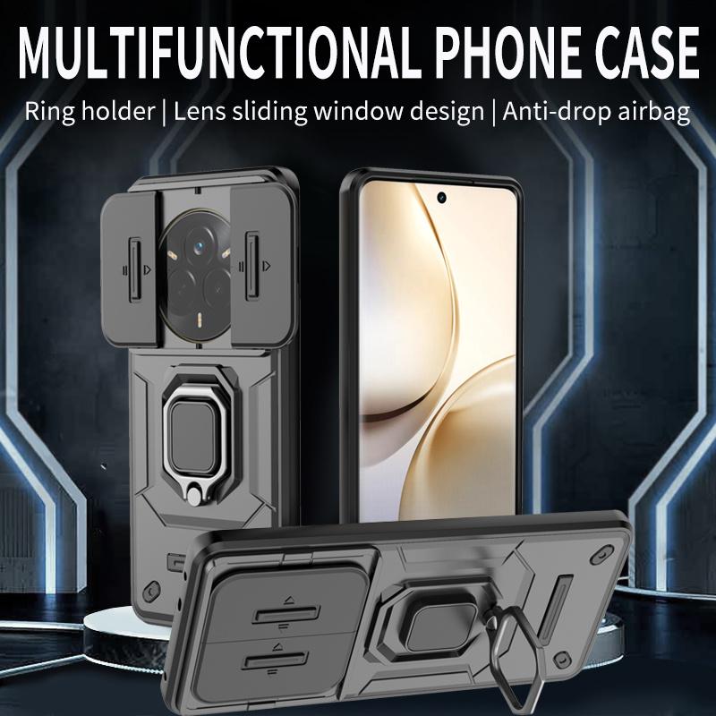 Armor Shockproof Case For Realme 14 Pro+ 5G Realme 13 Pro Plus Protective Cover Ring Magnetic Stand Holder Coque Fundas Capa