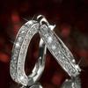 Серьги Гвоздики Серьги для Пирсинга Ушей Серьги с Круглым Бриллиантом Серьги-Кольца с Бриллиантами