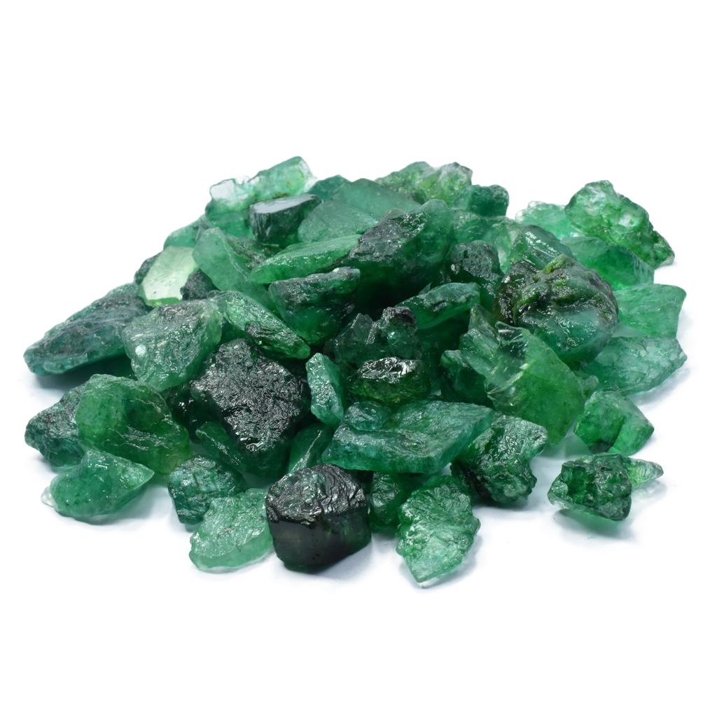 44 Ct Natural Emerald Green Uncut Rough Huge Size Loose Gemstone