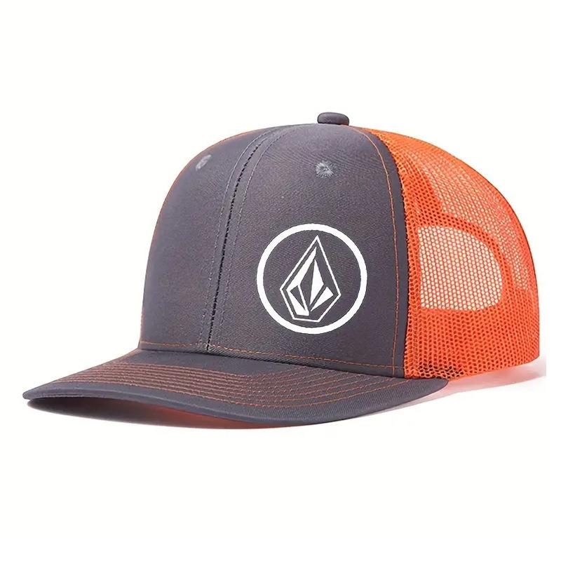 Slightly Curved Baseball Cap Summer Outdoor Activity Sun Protection Men and Women Tide Diamond Mesh Peaked Cap Sun Shade Breathable Mesh Hat