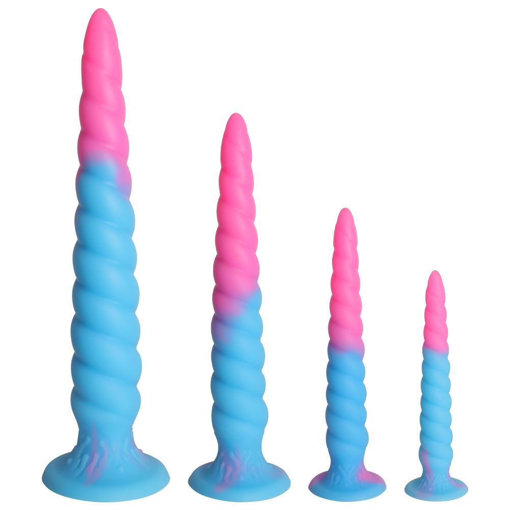Супер длинная светящаяся анальная пробка анальный расширитель FairyKiss женская игрушка анальные секс-игрушки для взрослых красочные унисекс S/M/L/XL
