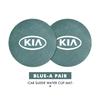 BBED7 Car Suede Coaster Anti-Slip Water Cup Pad Bottle Holder Mat Accessories For KIA Ceed Sportage Rio K2 Optima Cerato Proceed Venga