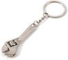 [Qintreesify] Silver Tool Wrench Spanner Keychain Ring Keyring Adjustable Metal Keychain Creative and Convenient, Silver