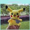 Endearing Plush Pikachu Backpack With Keychain Cartoon Character Toy Ideal Gifts For