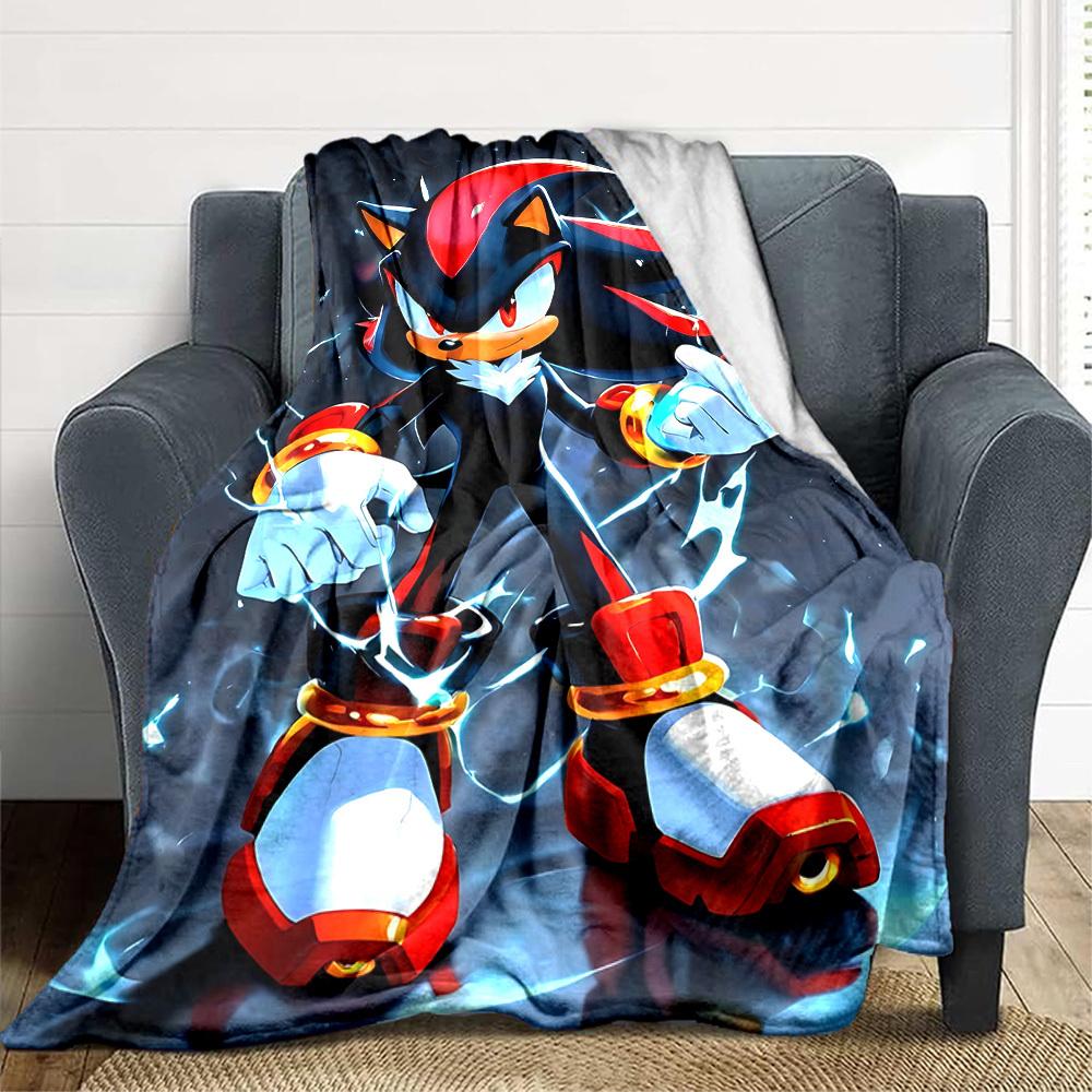 1pc Shadow Sonic Soft Skin-Friendly Flannel with Digital Printing, Various Sizes Available for Family, Friends, Birthday005