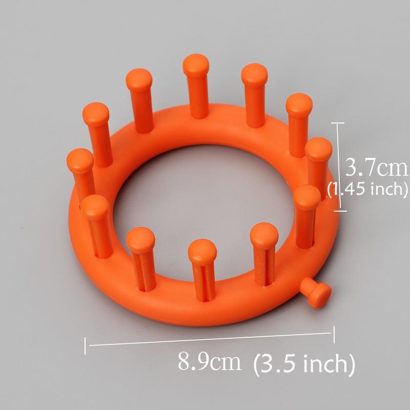Простой инструмент для шерстяного вязания своими руками, цветочная сетка, круглая шерстяная вязальщица