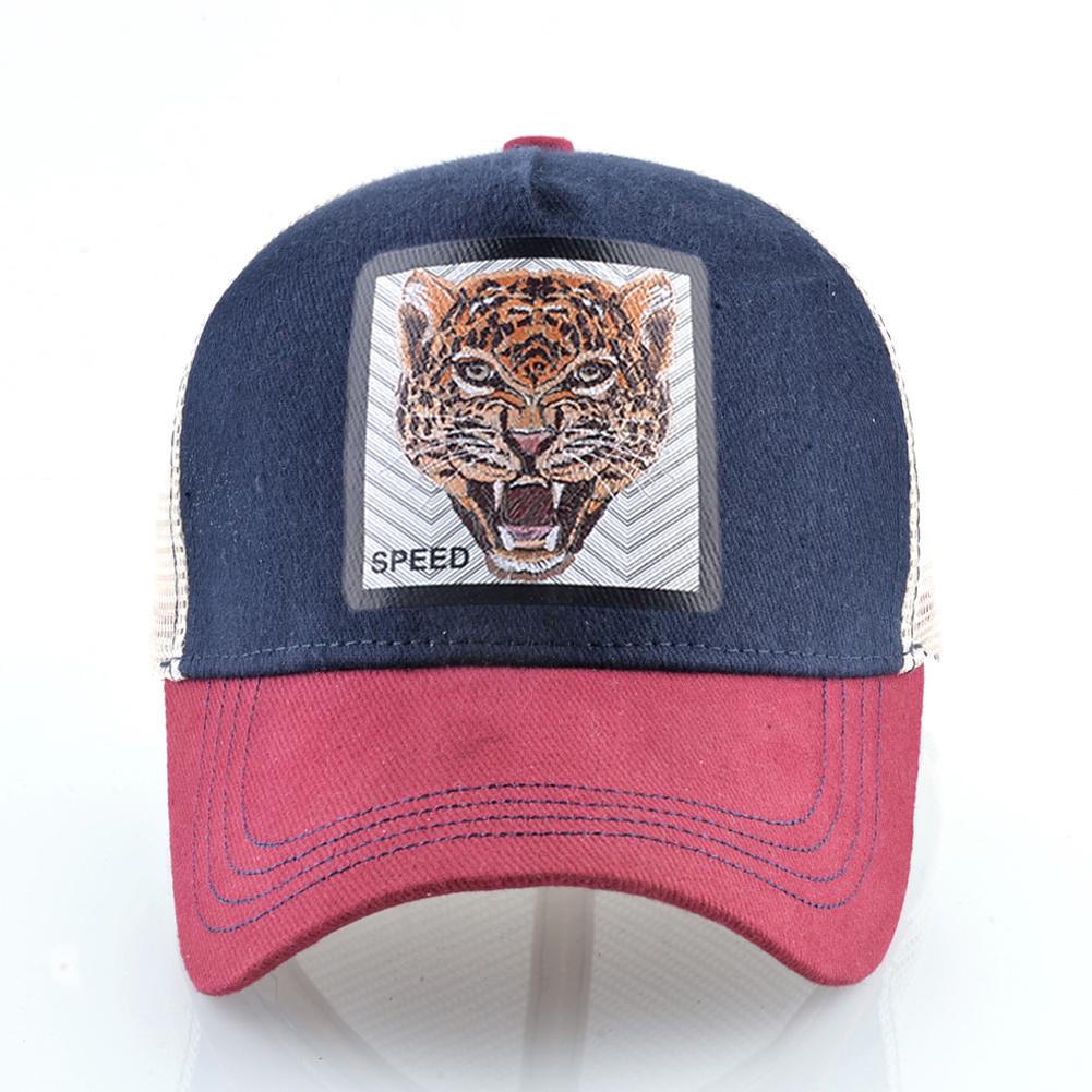 Бейсбольная кепка для мужчин, летние сетчатые шляпы Snapback для женщин, кепка с леопардовым принтом в стиле хип-хоп