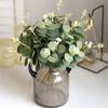 20PCS Fake Plants Silk Eucalyptus Leaf Diy Christmas Decorations Vase for Home Garden  Wedding Scrapbooking Artificial Flowers
