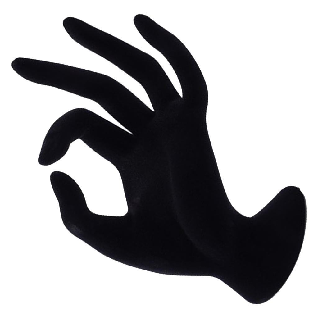 Mannequin Hand Jewelry Display Holder Stand Store Resin Black Elegant Bracelet Necklace Ring