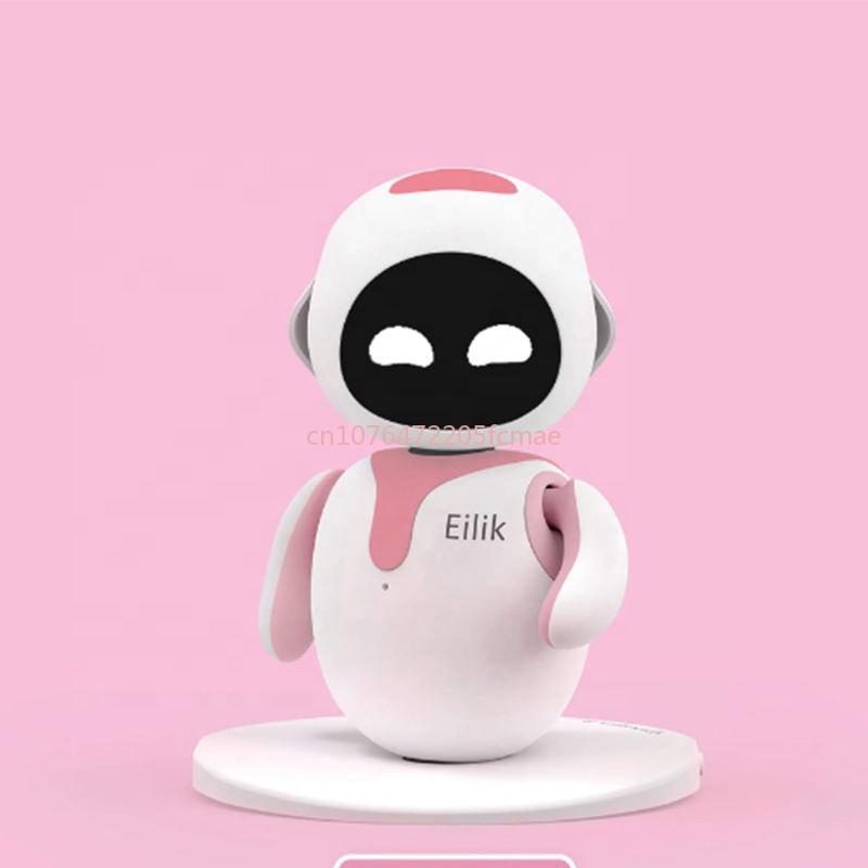 Eilik Robot Toy Smart Companion Pet Robot Настольная игрушка Настольный робот-компаньон синий и розовый