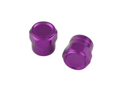 POSH 001800-05 Мотоаксессуары, Колпачок клапана воздуха из цельного алюминия, Короткий дизайн, Упаковка 2 шт., Черничный