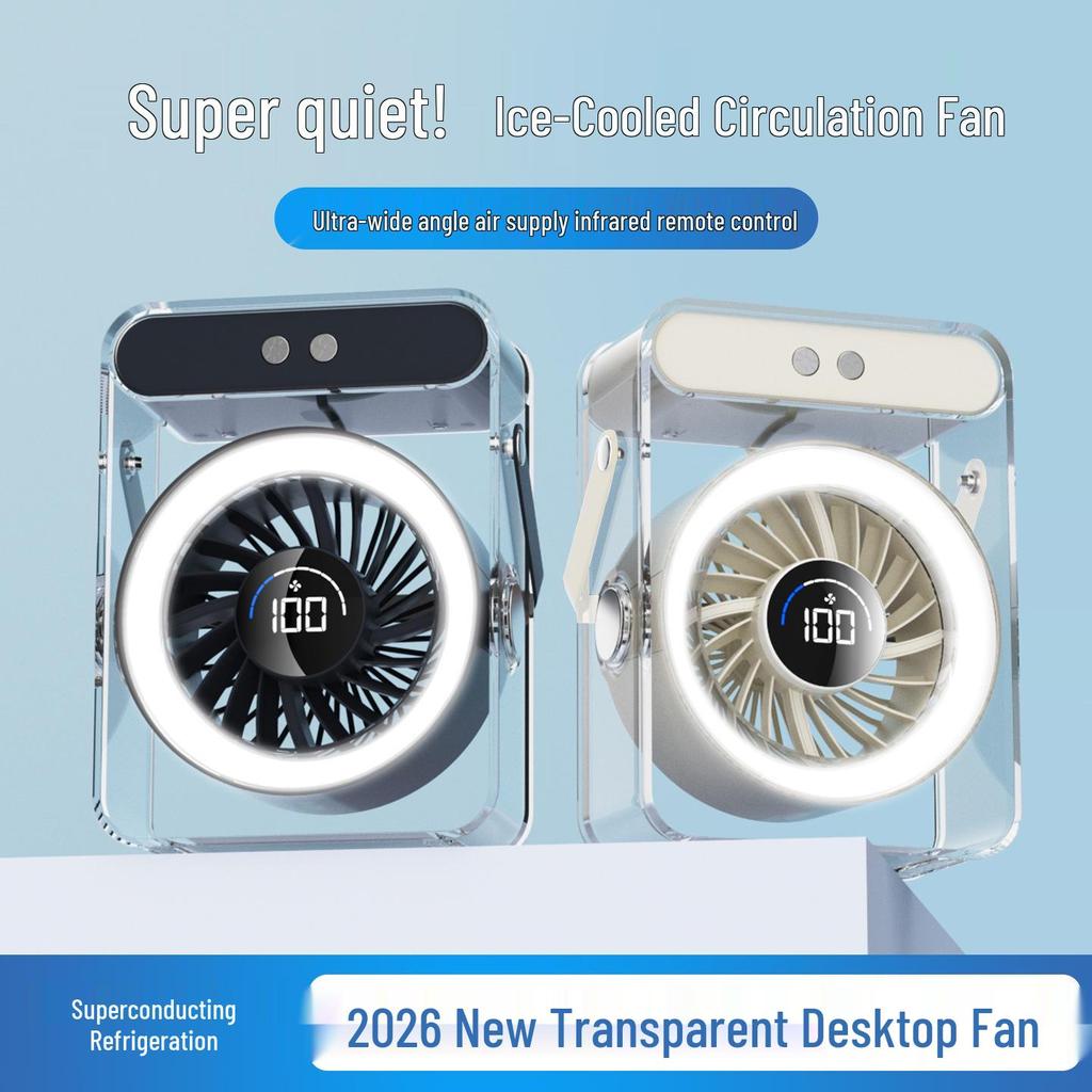 Turbo Mini Desktop Air Conditioner & High-Speed Charging Fan
