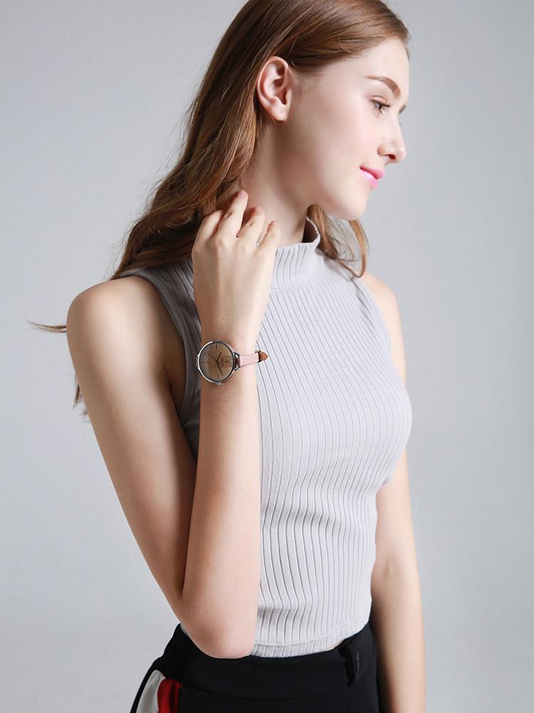 Women'S Watch With A Simple And Thin Strap, Elegant And Sophisticated Design, High-Quality Timepiece, Unique Wristwatch.