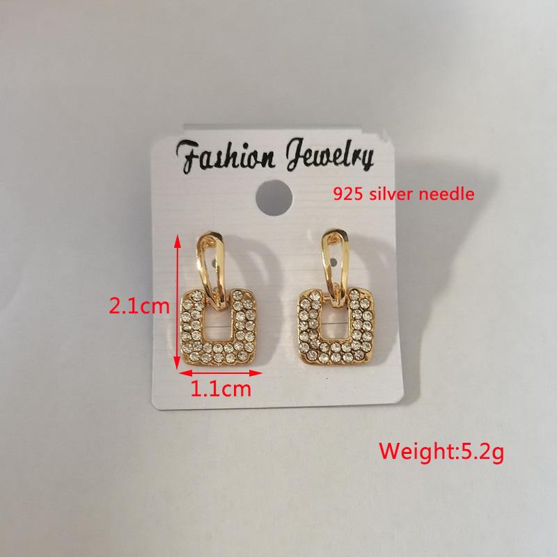 Square Long Hanging Earrings for Women Colorful Enamel Geometric Statement Dangle Earrings Girls Drop Earrings pendientes