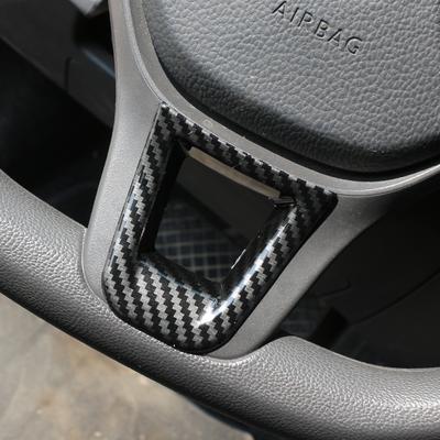 Наклейка-накладка на отделку рулевого колеса автомобиля для Volkswagen VW Amarok 2018 2019 2020 2025 2025 Декоративная накладка Аксессуары для интерьера