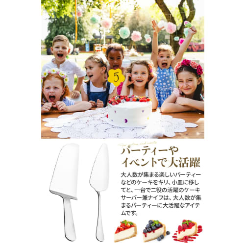 RITTER Лопатка для торта (Нержавеющая сталь) [Под контролем координатора по питанию] (и Активный шеф-повар)] Нож для торта для порционирования торта (Тип Б)