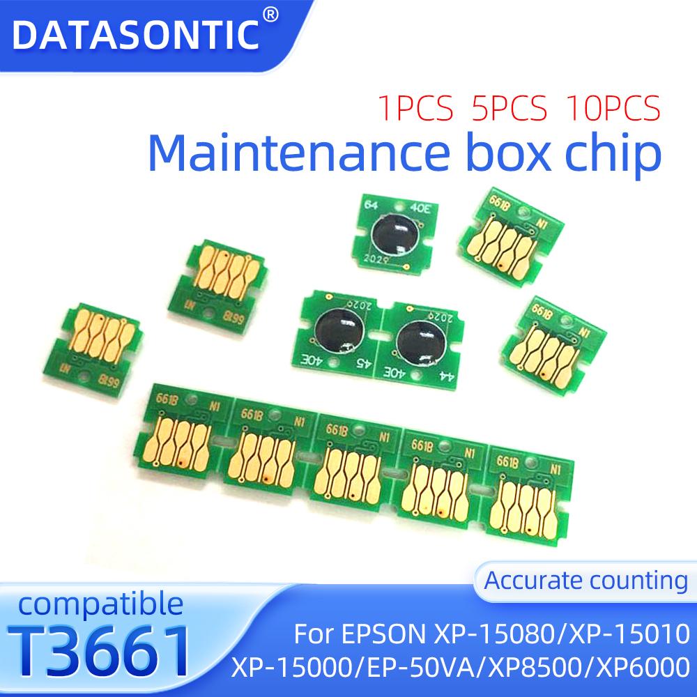 Compatible 3661 T3661 Maintenance Box Chip for Epson Pro XP-6005 XP6100 XP-6105 XP8505 X8600 XP-8605 XP-970 Printer Maintenance