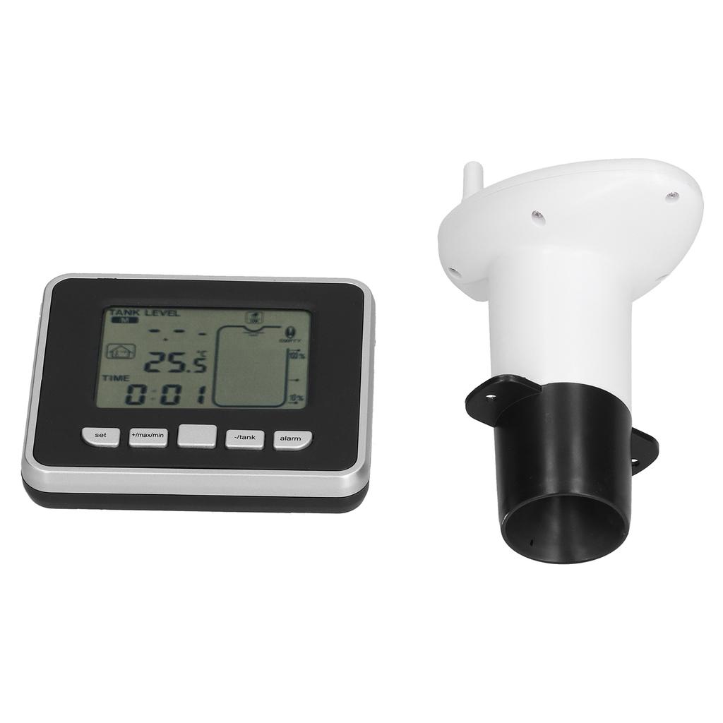 Water Tank Level Meter Ultrasonic Digital Display Depth Gauge Sensor Monitor System