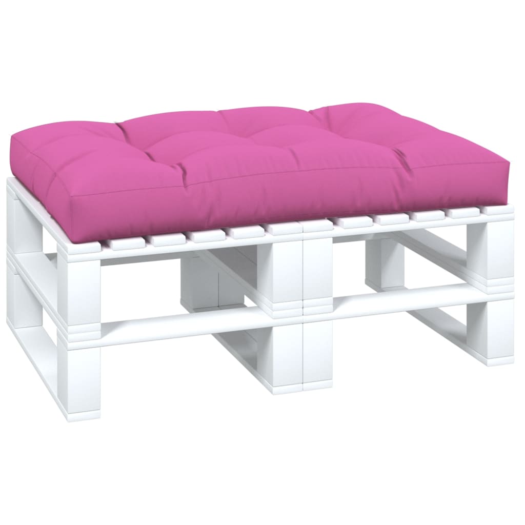 Pallet Cushion Pink 120x80x12 cm Fabric