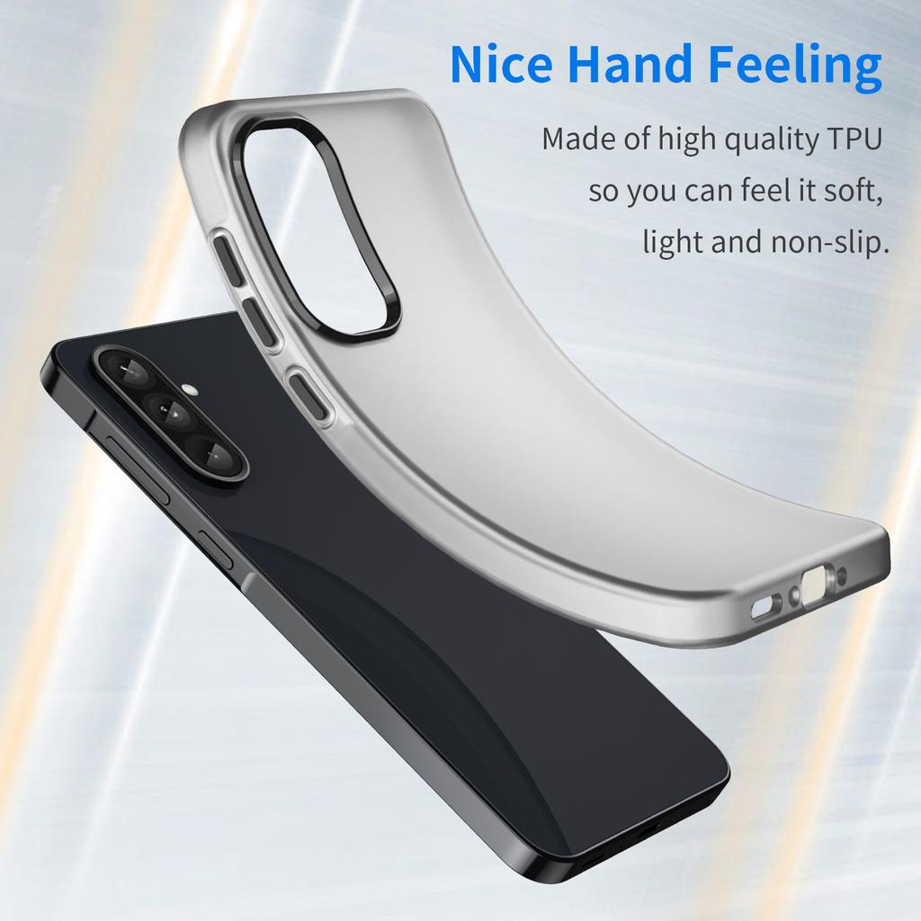 For Samsung Galaxy A36 5G/A56 5G Case TPU+PC Phone Back Cover Matte Translucent Design