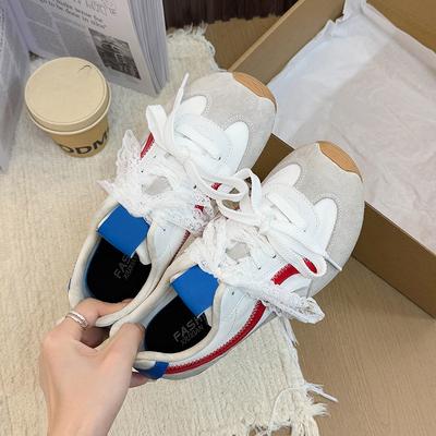 Версия из коровьей кожи~ Кружевной двойной ремень, полые кружевные шнурки, модный универсальный повседневный женский тренд