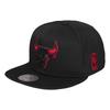 Casquette Snapback - Mitchell & Ness - Chicago Bulls - Noir - Taille Unique - Urbain