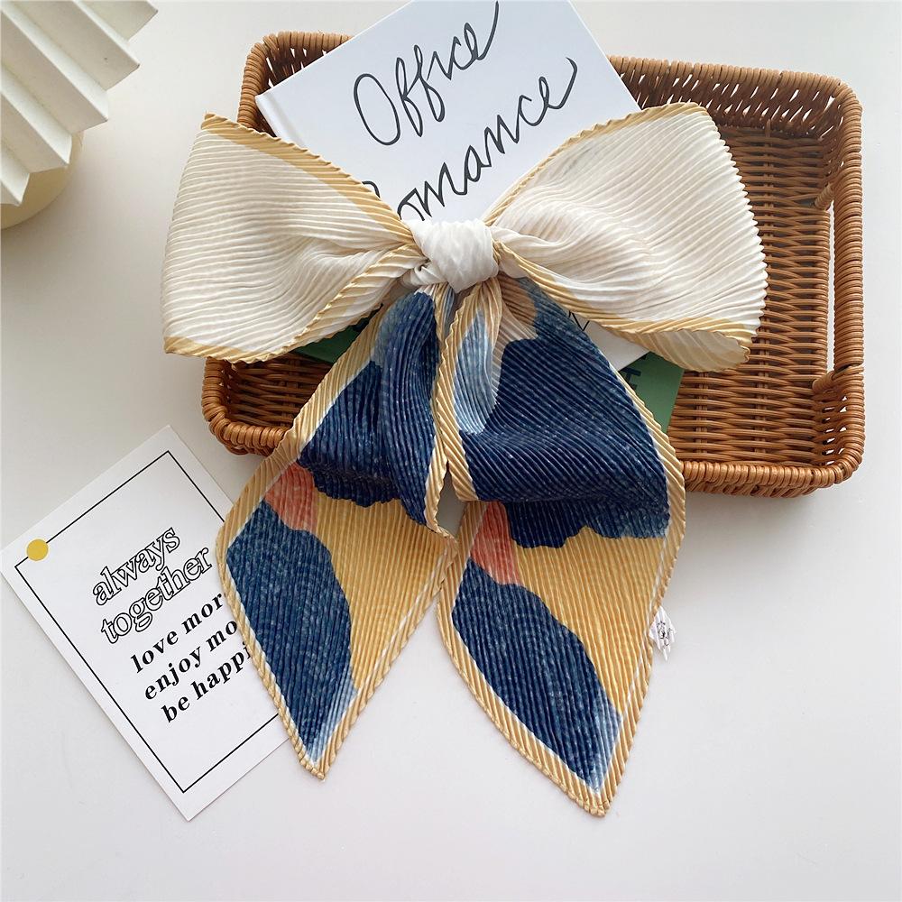 New Scarves Silk Scarves Women'S Spring And Autumn Season Long Decorative Professional Scarves Summer Thin Styles Paired With Shirts Stylish