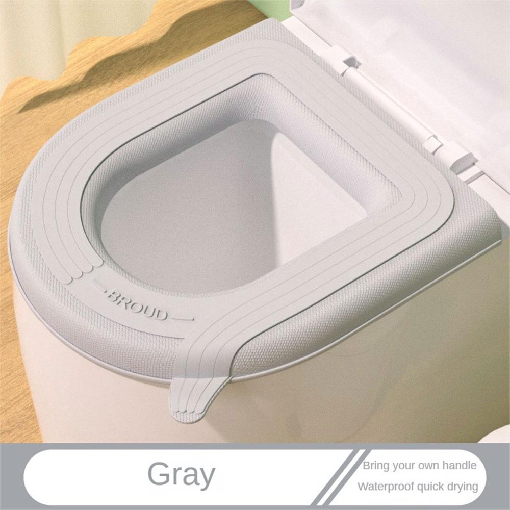 Чехол на сиденье унитаза Eva, коврик для лета и зимы, теплый, мягкий, моющийся, коврик для туалета, чехол для сиденья, крышка для унитаза, чехол для биде, аксессуары для ванной комнаты