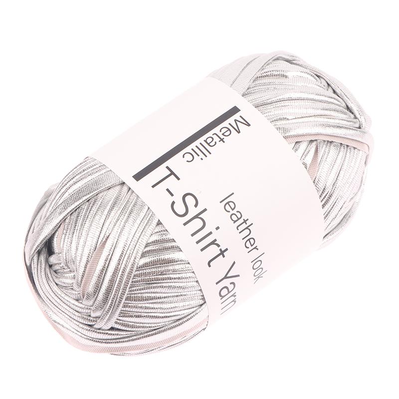 40 м/рулон искусственная кожа блестящая пряжа для вязания крючком ткань пряжа для ручного вязания своими руками пряжа для сумки одеяла подушки