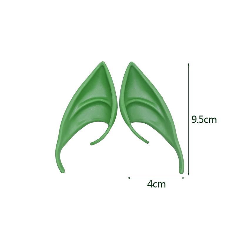 1Pair Cosplay Latex Fairy Angel Elf Ears Halloween Masquerade Party Costumes Halloween Party Decoration Supplies Photo Props