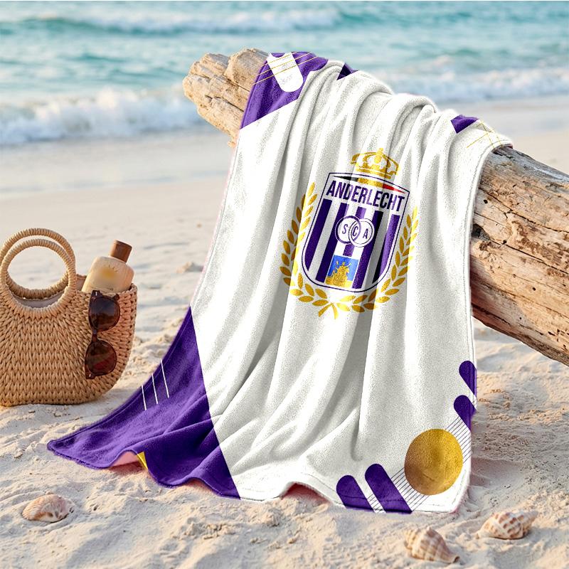 Anderlecht FC Print Microfiber Beach Towel Quick Dry Absorbent Large Towel For Beach Swimming Travel