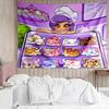 Aphmau Print Tapestry, Backdrop, Easy Setup, Ideal for Bedroom, Office & Living Room, with Aesthetic Wall Hanging Decor.