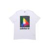 Adidas Originals Trefoil Spectrum Tee Crew Neck Pullover Short Sleeve T-Shirt Men Tops White EI6216