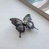 1 large black butterfly ring Female dark department Gothic style exaggerated personality fashion accessories ring can be adjuste