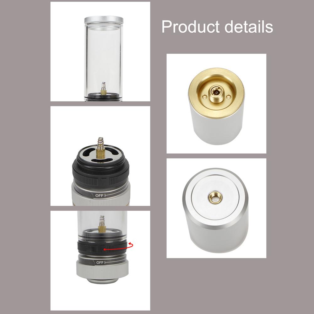 Портативный яркий фонарь для кемпинга, газовый светильник, уличная рыбалка, палатка для пикника, газовая лампа, домашний сад, стеклянная лампа