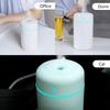 Портативный автомобильный увлажнитель воздуха USB-распылитель для дома, бесшумный ароматерапевтический увлажнитель с цветной светодиодной подсветкой, очиститель воздуха, увлажнитель
