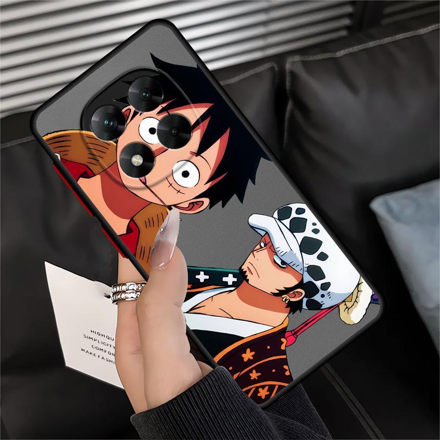 Чехол для телефона с изображением Луффи из аниме One Piece для Xiaomi Redmi Note 14 13 Pro Plus 9S A4 13C 12 10 14C 11