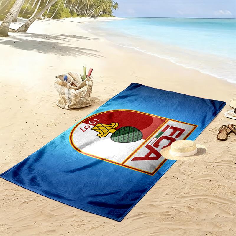 FC Augsburg Print Beach Towel, Large Soft Quick Dry Towel for Beach Camping Swimming