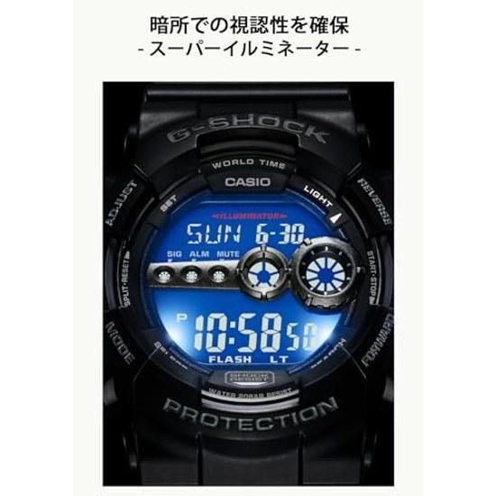 Casio G-Shock Wristwatch GD-100-1BJF Mens Black