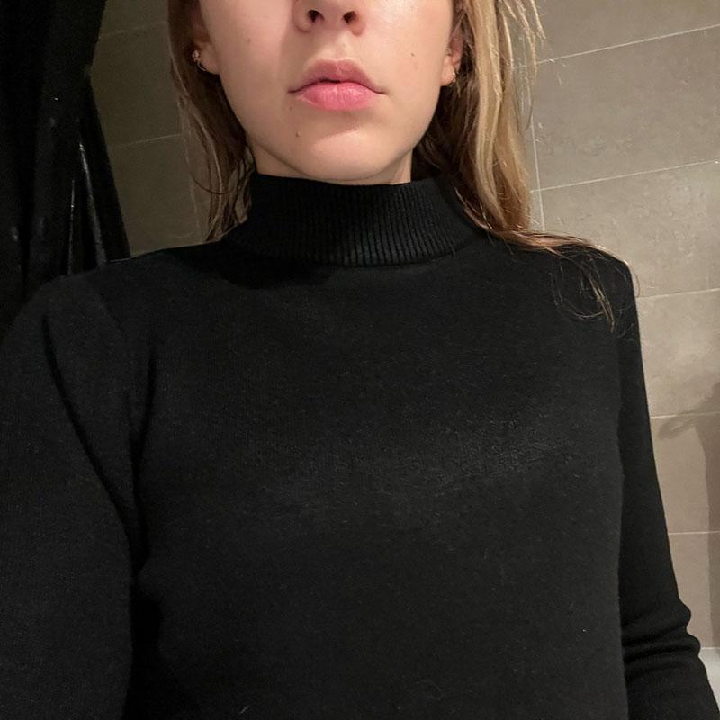 Корейские тонкие толстые вязаные пуловеры с полувысоким воротником, женские зимние бархатные теплые свитера, однотонные повседневные джемперы на флисовой подкладке