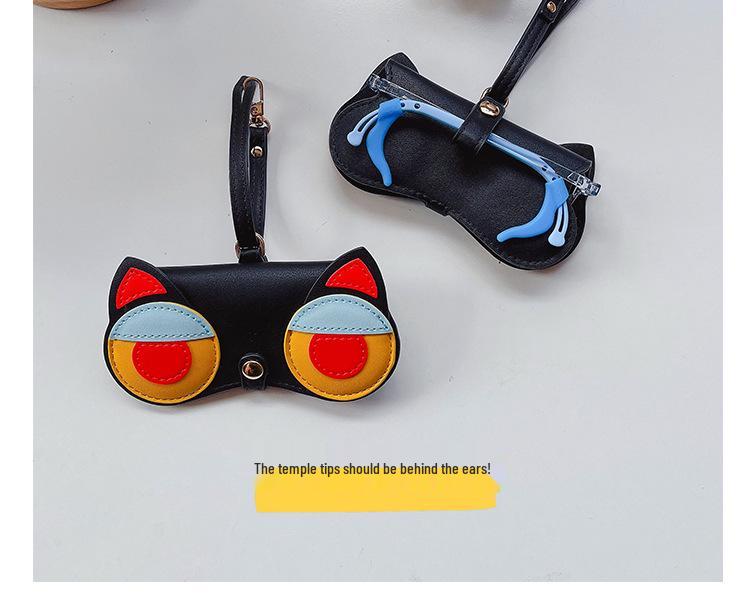 Children's Cute Cartoon Glasses Case - Portable Myopia and Sunglasses Protective Bag