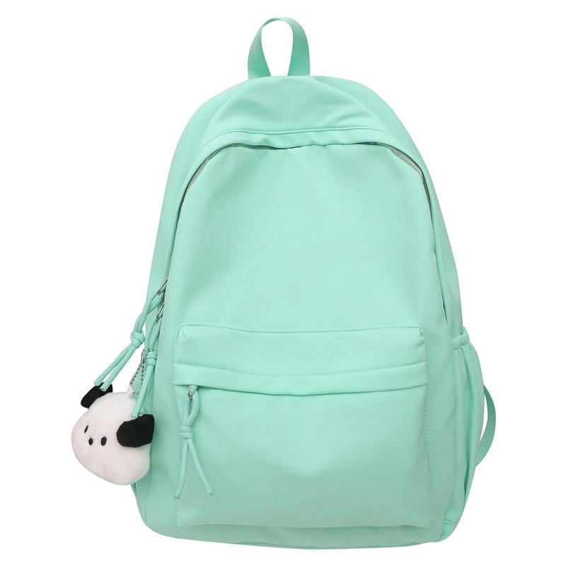 Женский рюкзак большой вместимости, однотонный, студенческий рюкзак, мужской школьный рюкзак