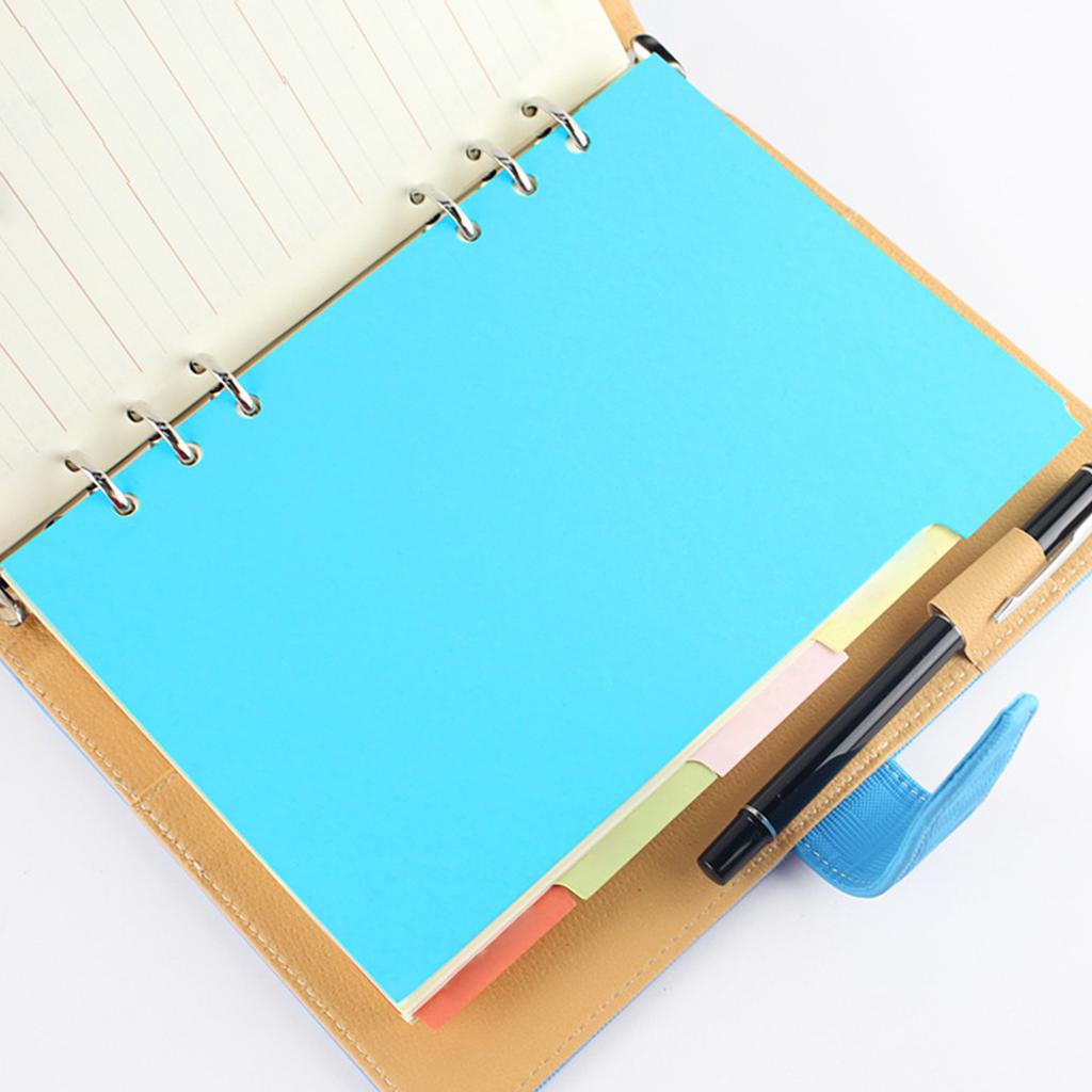 5 Color A5 Index Dividers With Color Coded Tabs For Planners Organizers School Office Use Durable ABS Material