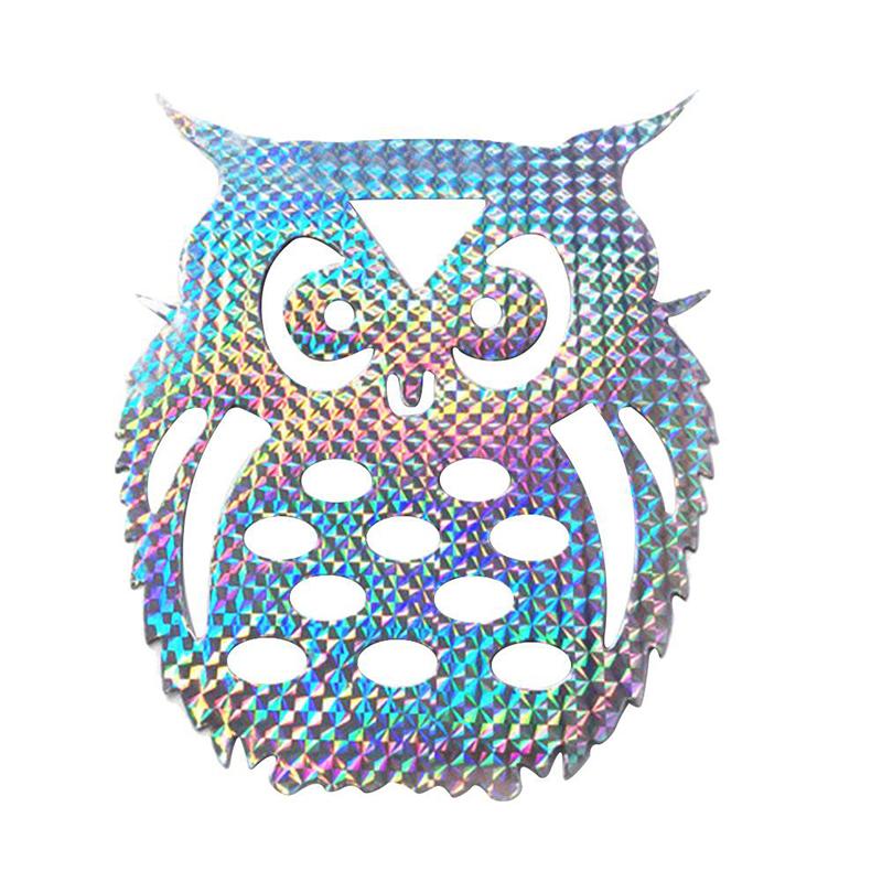 10 шт., садовое лазерное подвесное пугало, светоотражающее средство для отпугивания птиц, пугало совы