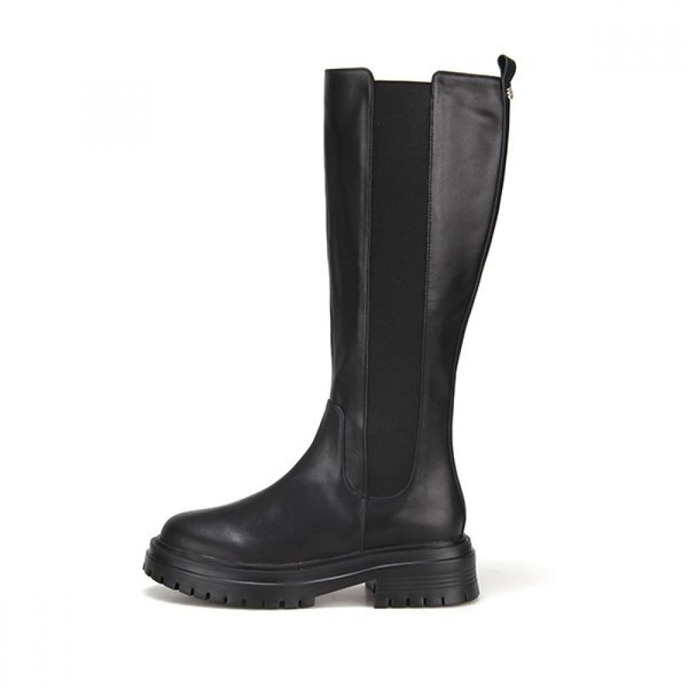Barbara Leather Daily Basic Long Boots Bbe836bk