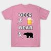 Футболка женская Beer Bear Harajuku Print Kawaii футболка летняя женская футболка с коротким рукавом топ футболка