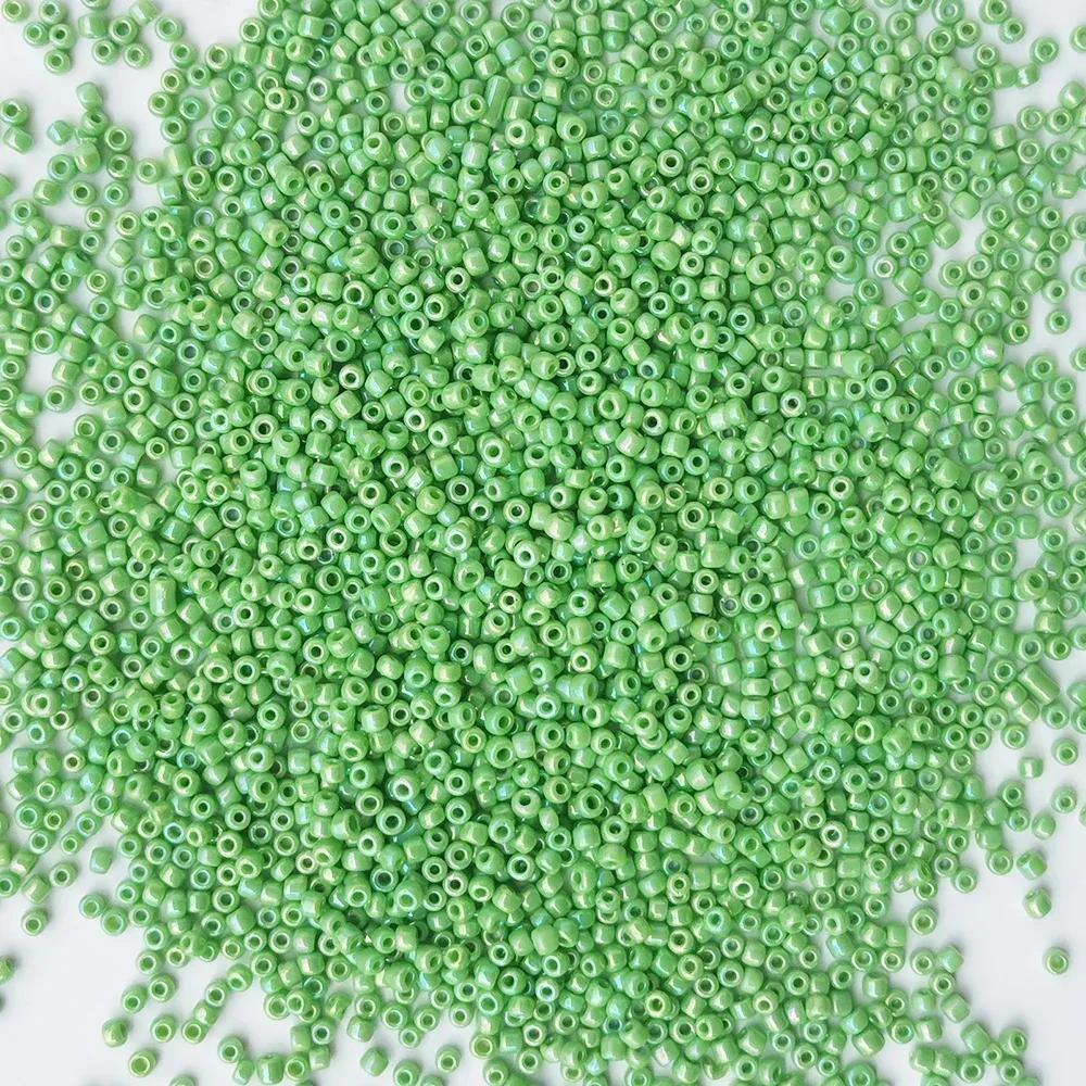 10 г 2 мм 3 мм 4 мм чешский стеклянный бисер маленький круглый россыпью AB цвет бусина для самостоятельного изготовления сережек браслетов ювелирных изделий аксессуары